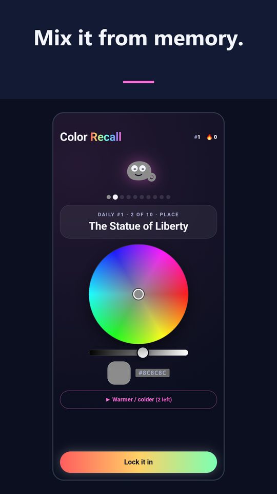Color Recall screenshot 1
