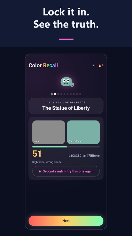 Color Recall screenshot 2