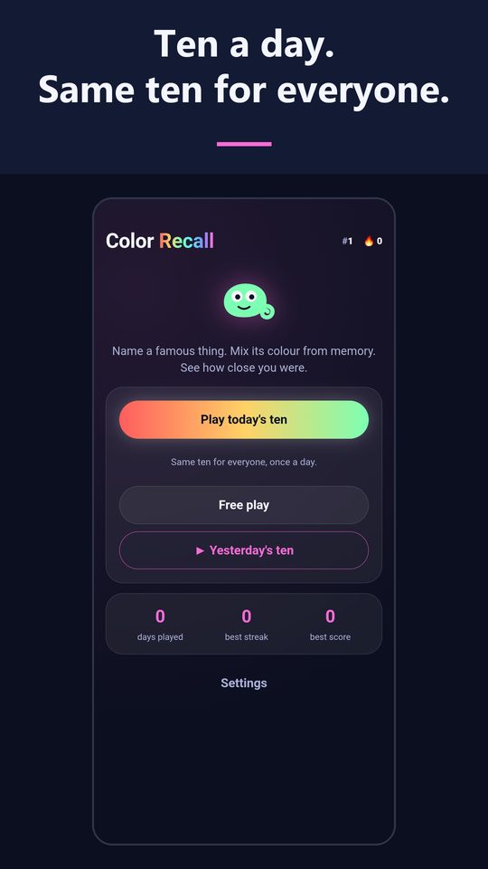 Color Recall screenshot 3