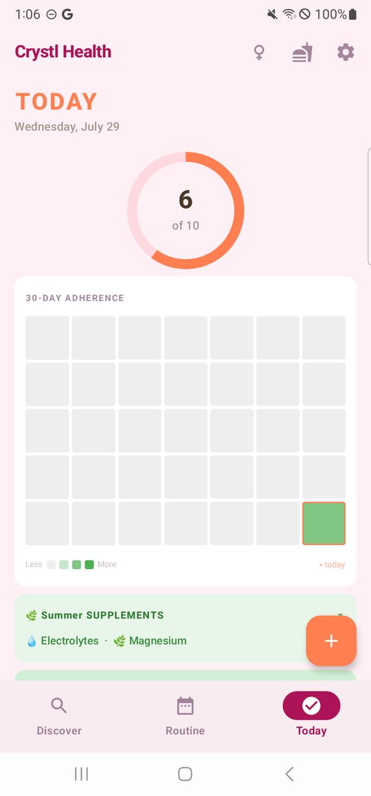 Crystl: Supplements and Fasting screenshot 4
