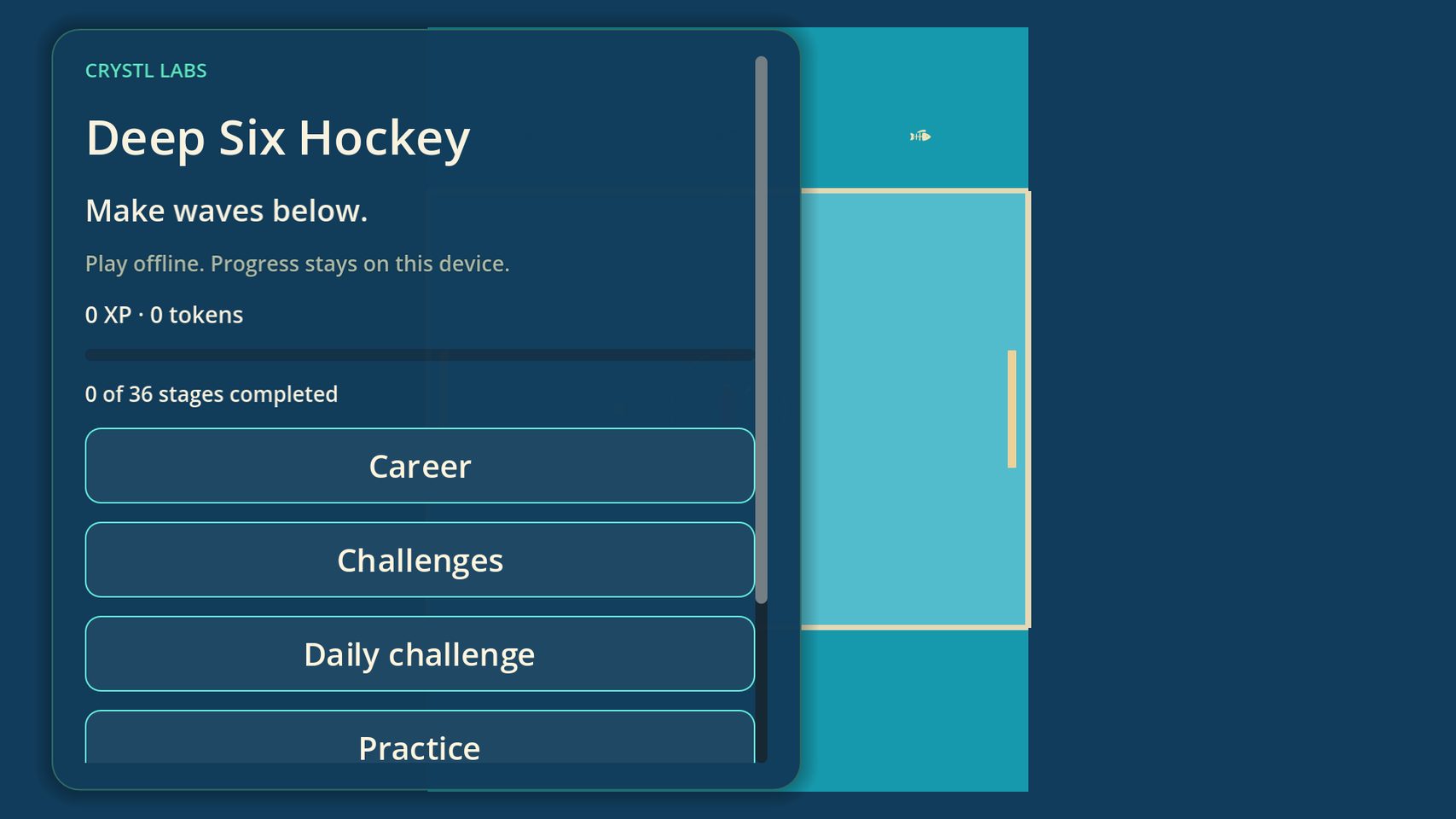 Deep Six Hockey screenshot 1