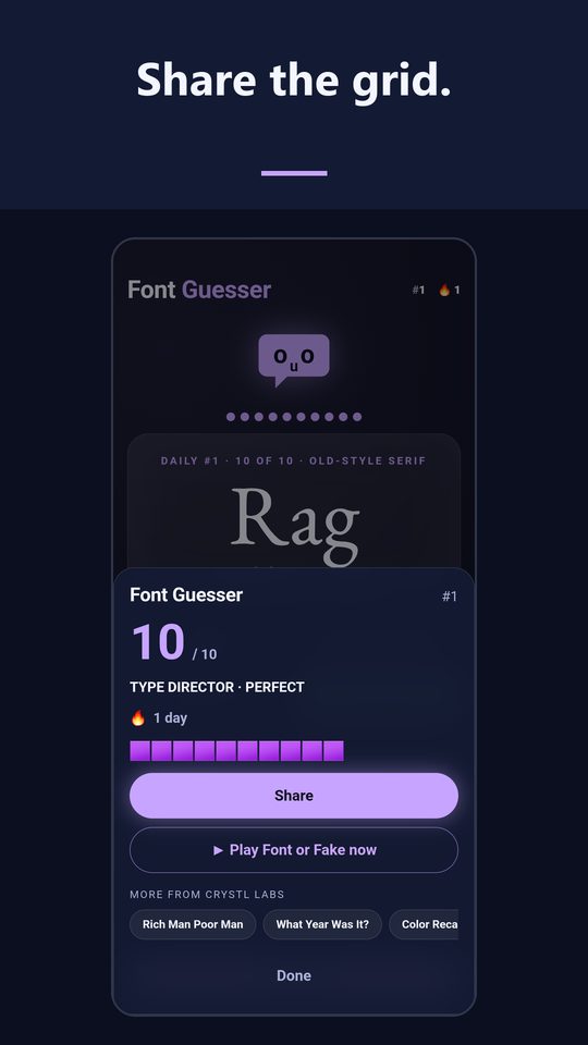 Font Guesser screenshot 4