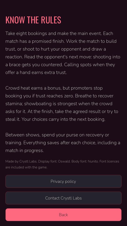 Heel Turn screenshot 2