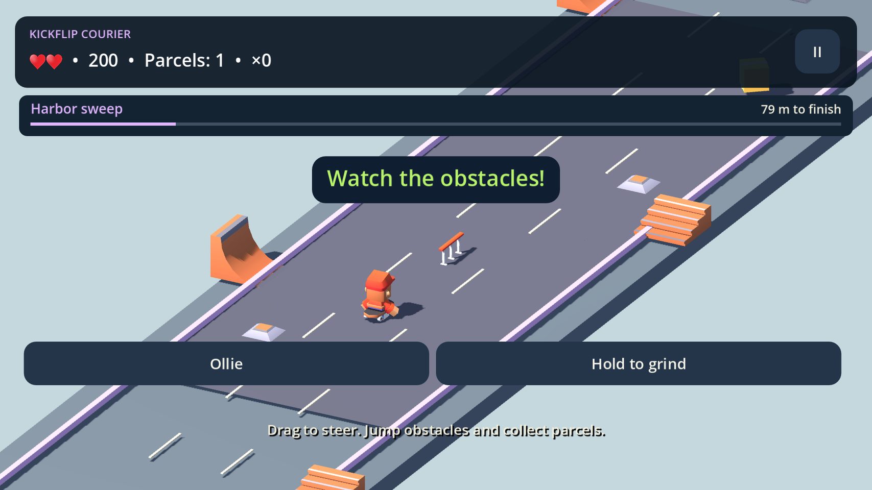 Kickflip Courier screenshot 1