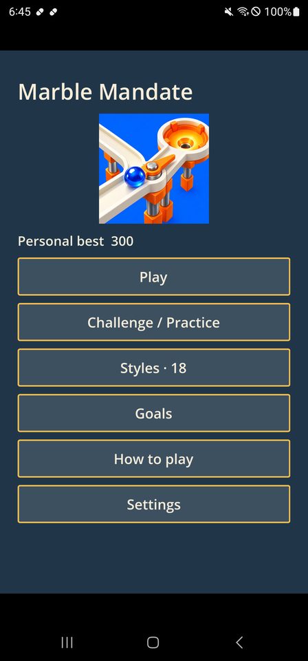 Marble Mandate screenshot 1