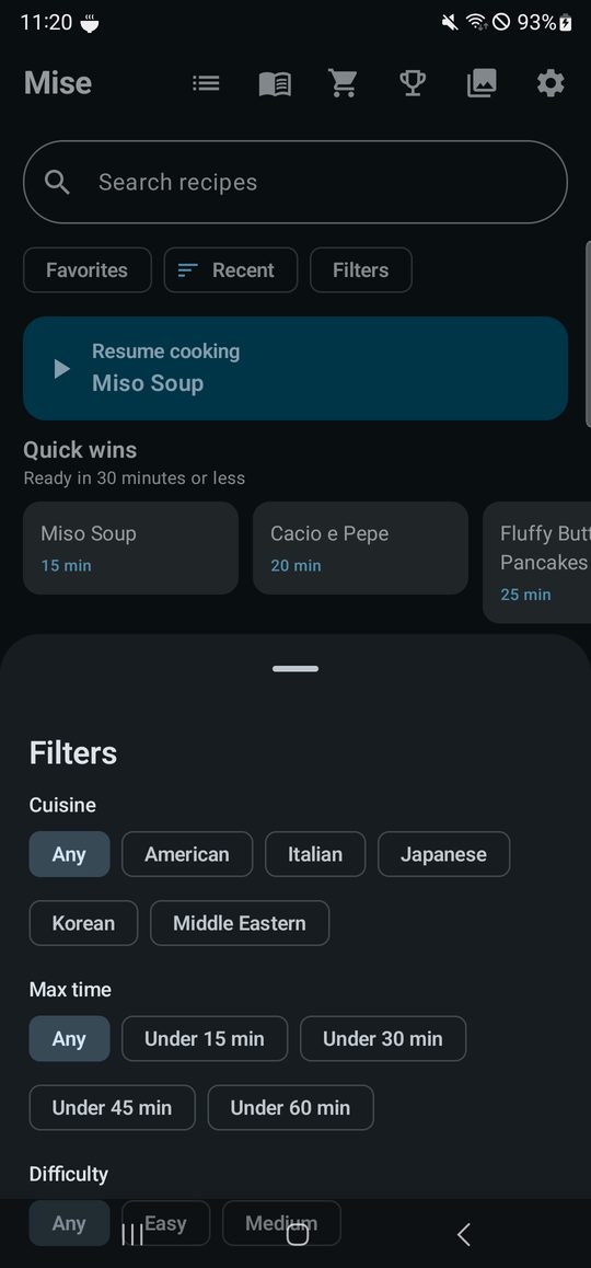 Mise screenshot 4