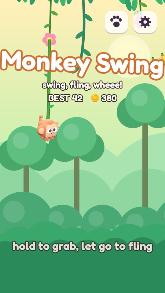 Monkey Swing screenshot 1