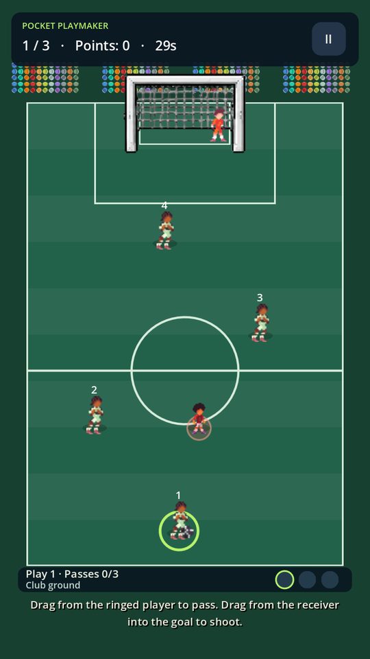 Pocket Playmaker screenshot 1