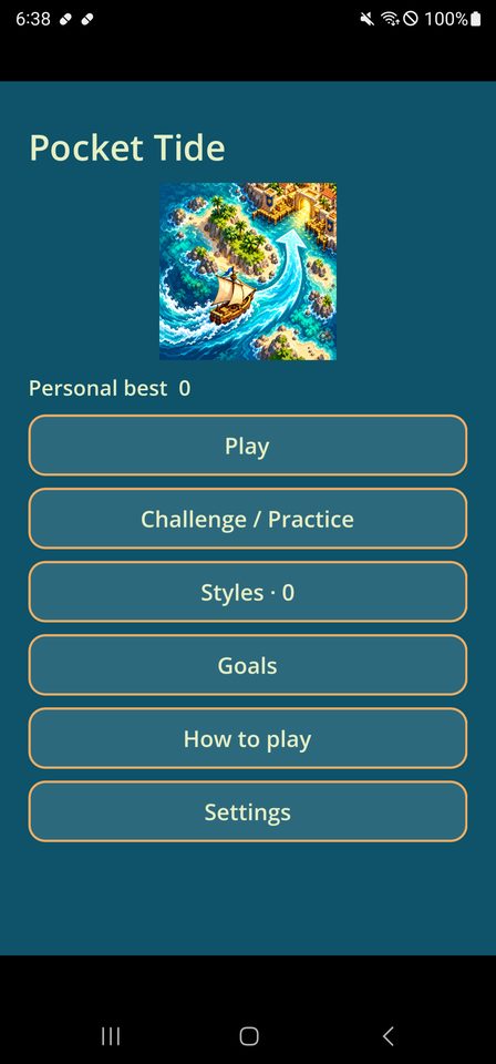 Pocket Tide screenshot 1
