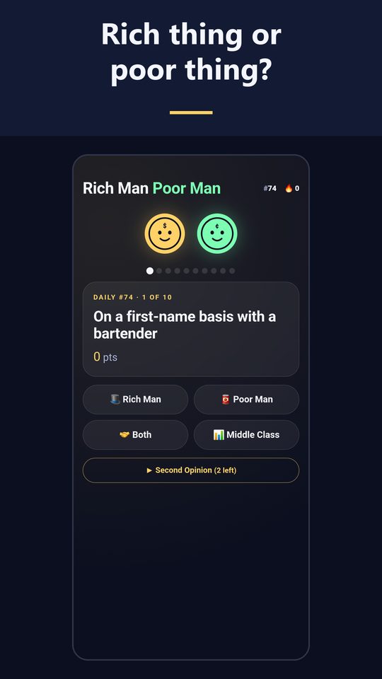 Rich Man Poor Man screenshot 1