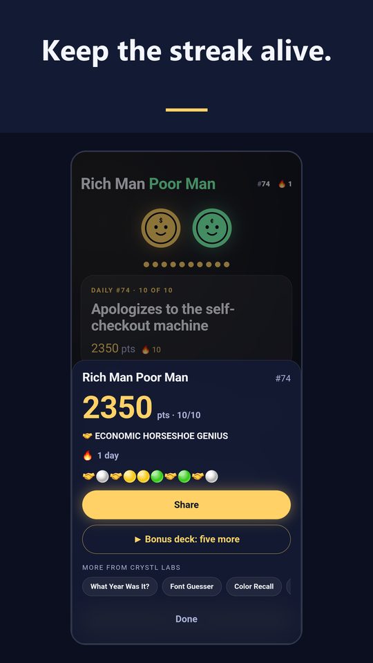 Rich Man Poor Man screenshot 4
