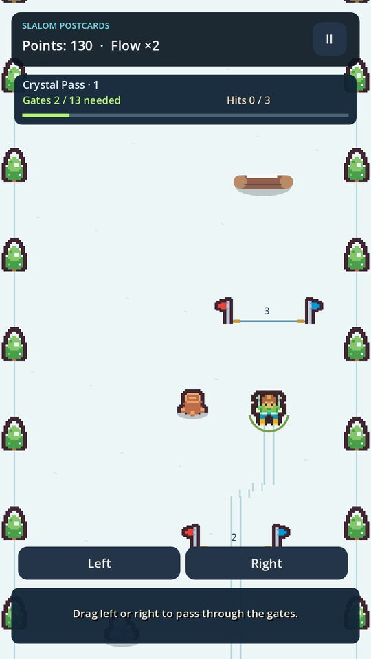 Slalom Postcards screenshot 1
