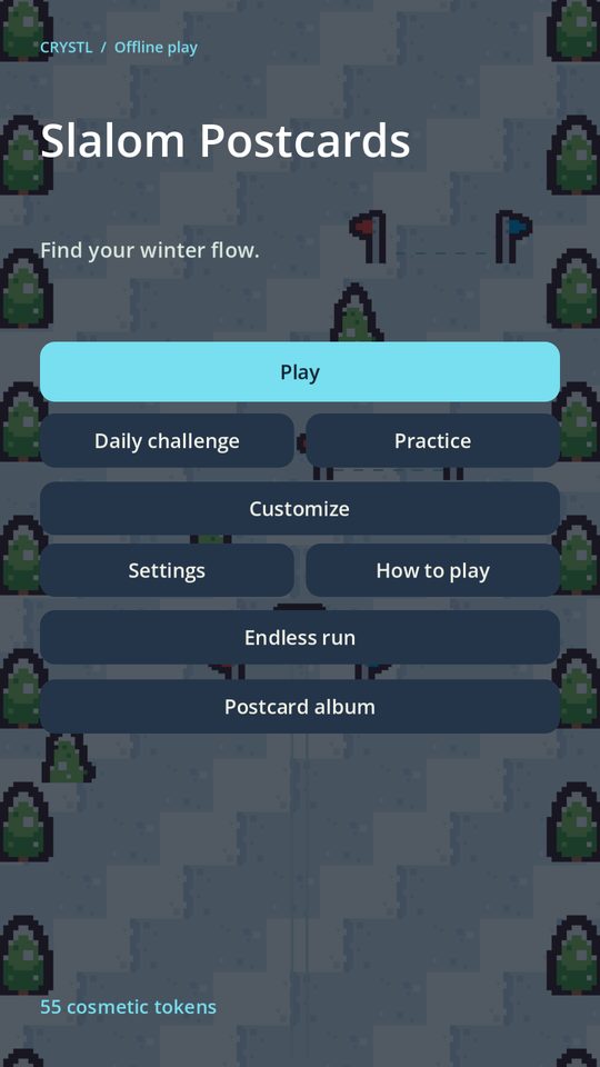 Slalom Postcards screenshot 2