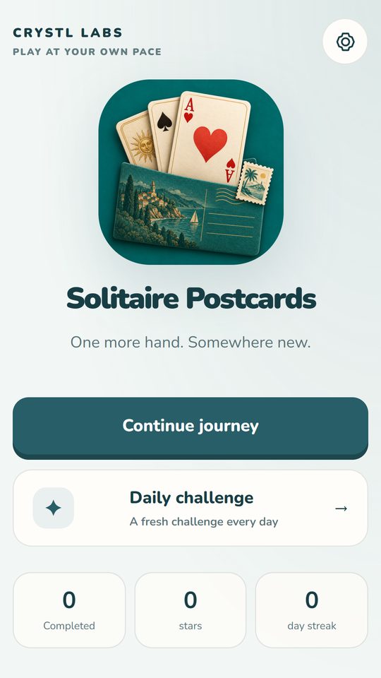 Solitaire Postcards screenshot 1