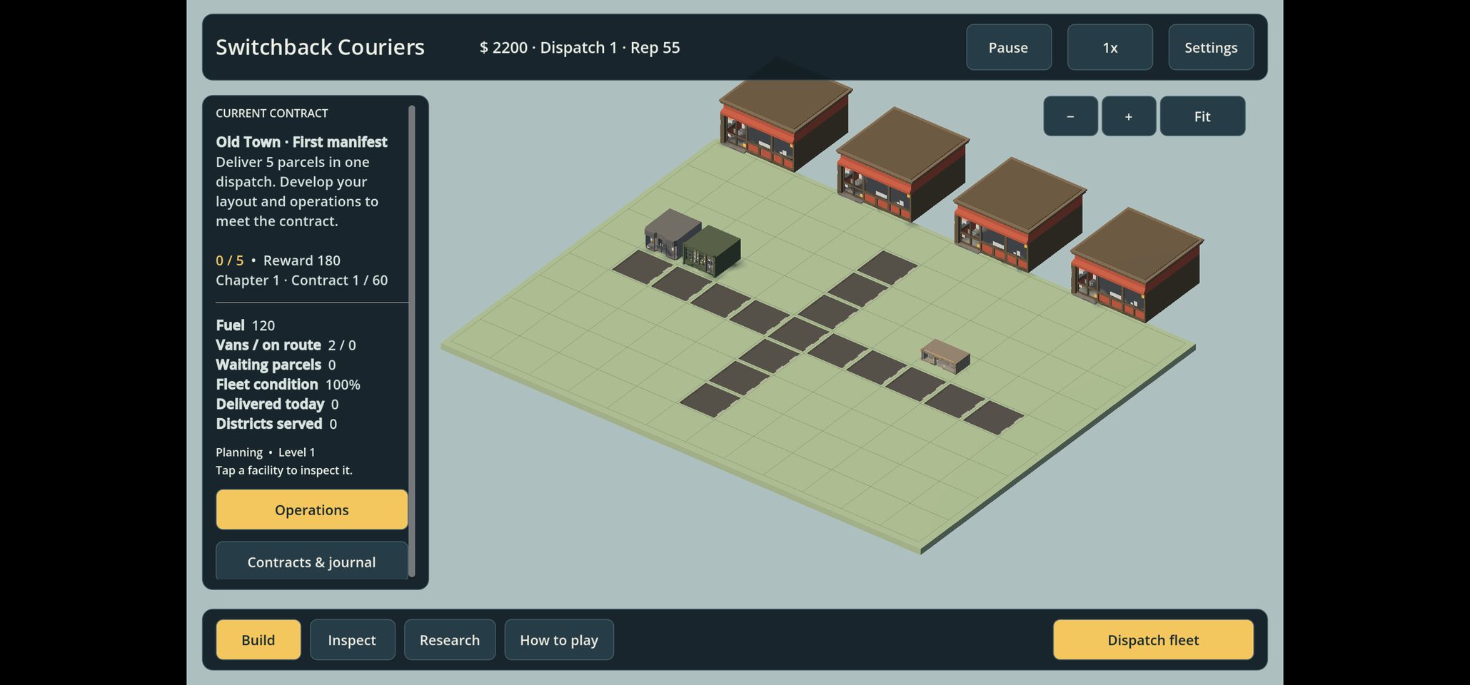 Switchback Couriers screenshot 1