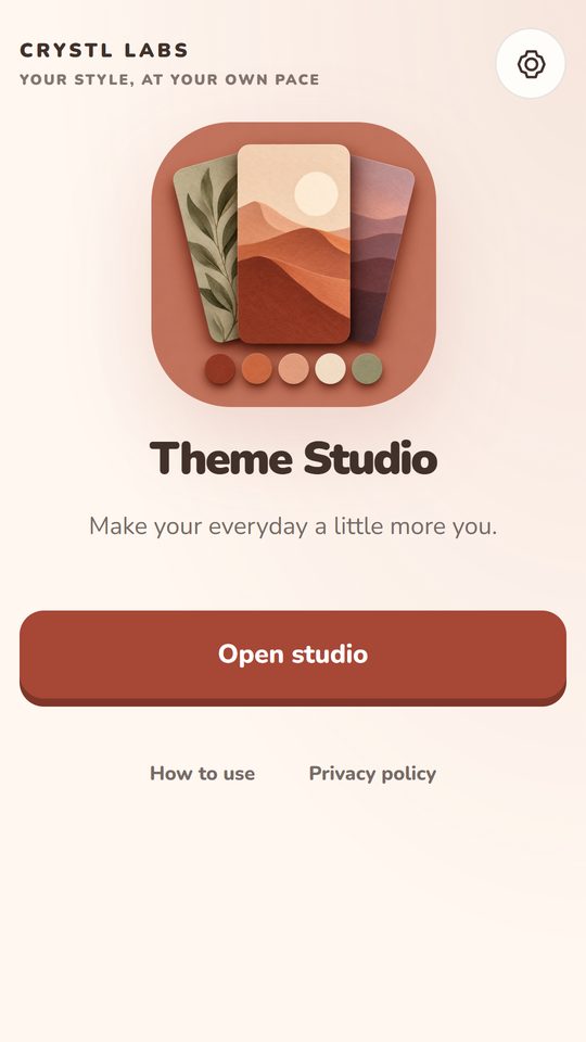 Theme Studio screenshot 1