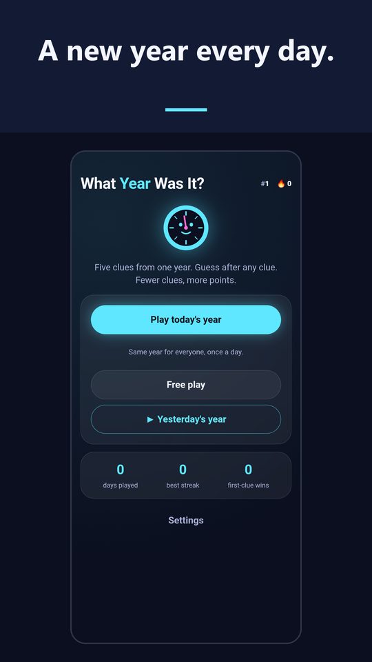 What Year Was It? screenshot 3