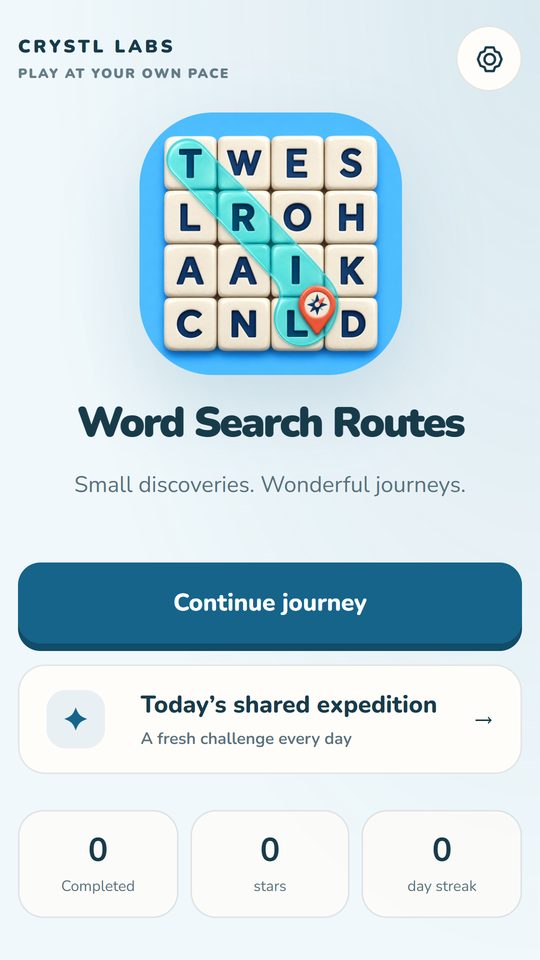 Word Search Routes screenshot 1