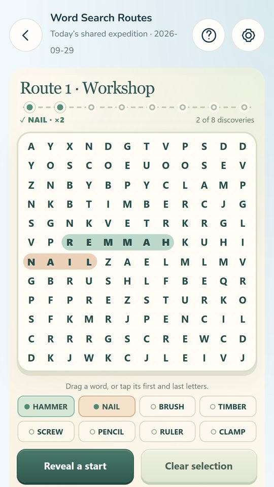 Word Search Routes screenshot 2