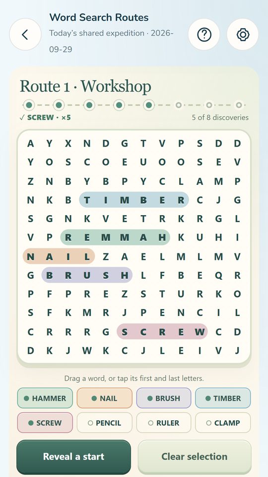 Word Search Routes screenshot 3